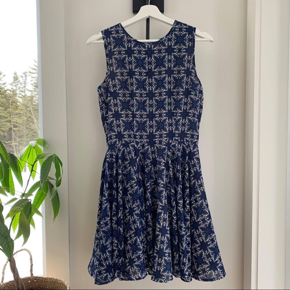 Maison Jules Sleeveless Midi Skater Dress